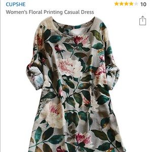 Cupshe Floral Dress